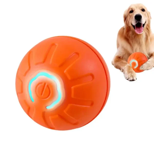 Automatic Moving Dog Toy Ball Smart USB Jumping Rotating Interactive Dog Chew Toy Ball for Puppy Ball Toys - Image 5