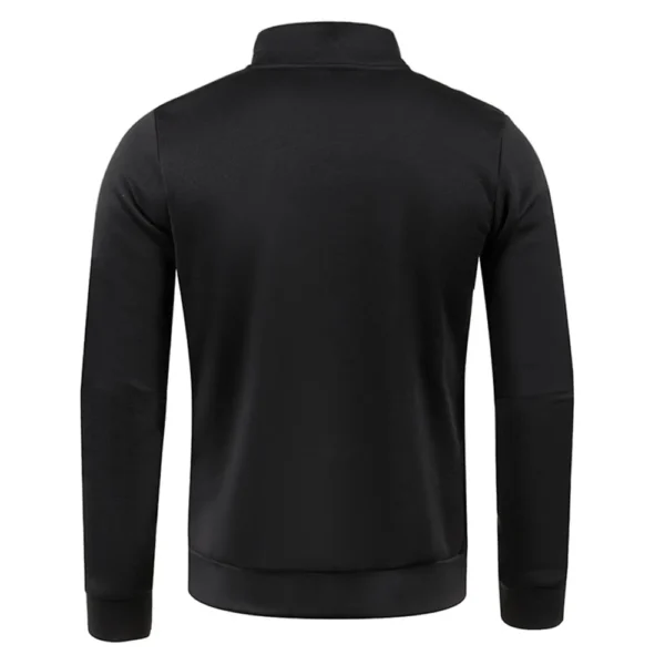 Men Sweatshirts Spring Thicker Pullover Half Zipper Pullover for Male Hoody Outdoor Sweatshir Autumn Solid Color Turtleneck Swea - Image 4