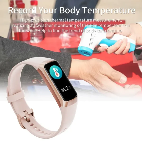 LIGE Amoled Smart Watch Men 2023 Smart Band Women Heart Rate Blood Smartwartch Waterproof Smart Bracelet Sport Fitness Tracker - Image 4