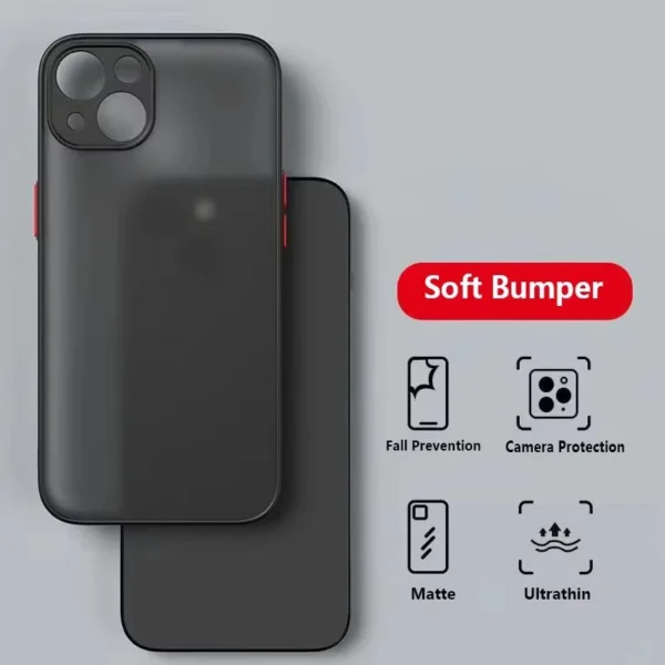 New Armor Bumper Shockproof Phone Case For iPhone 15 11 12 13 Mini 14 Pro XR X Xs Max 7 8 Plus SE 2020 Silicone Hard Cover Capa - Image 6